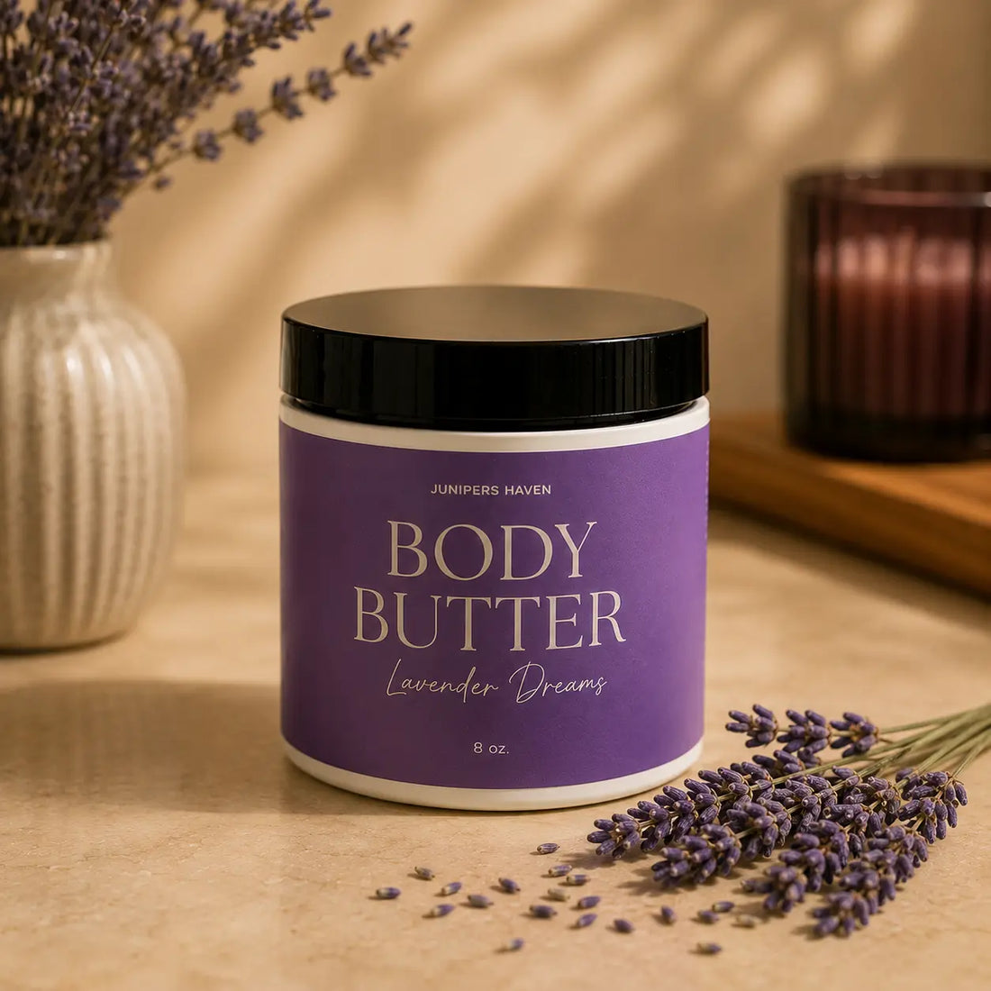 Lavender Dreams Whipped Body Butter Junipers Haven Skincare