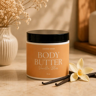 Vanilla Bliss Whipped Body Butter Junipers Haven Skincare